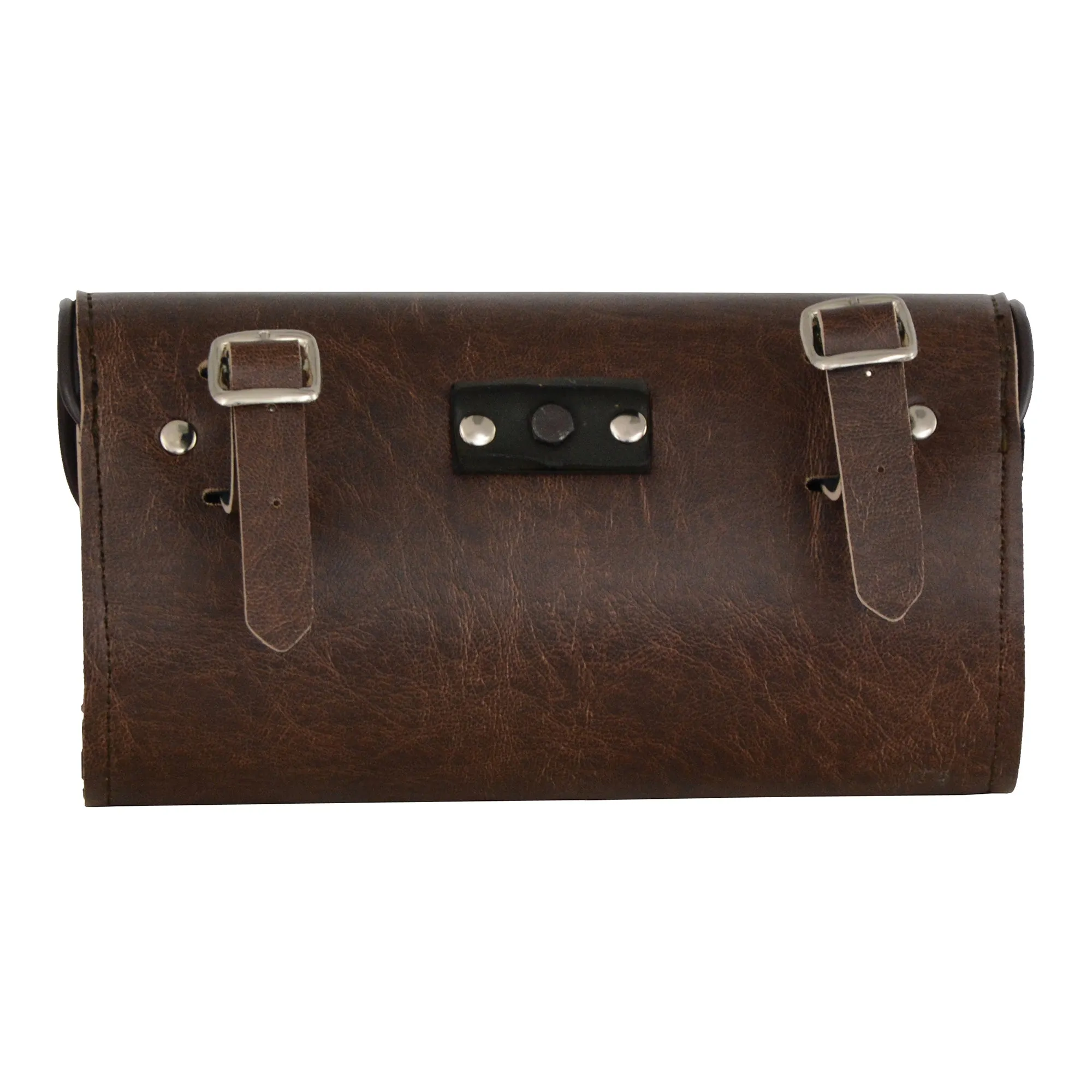 Large Antique Brown PVC Windshield Bag (10X4.5X3.5)