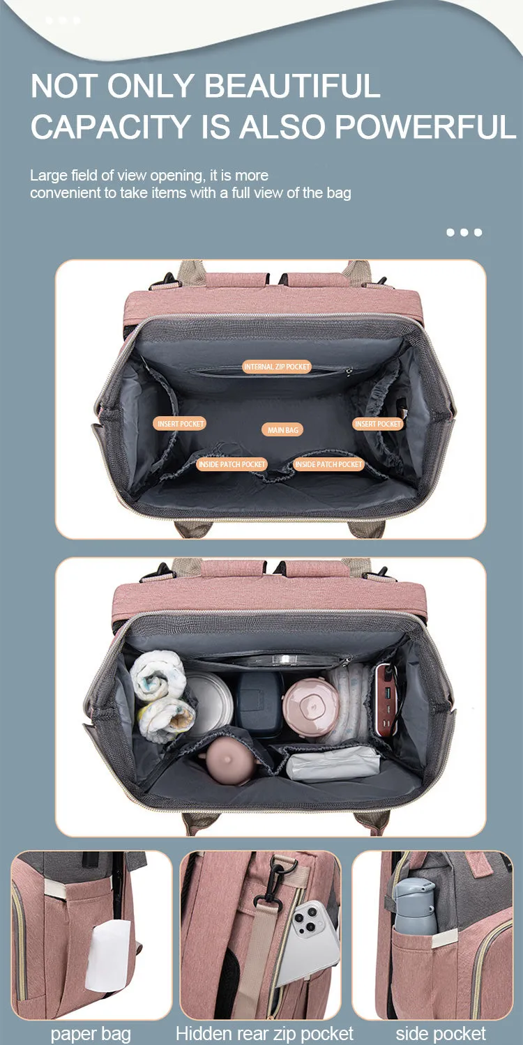 Large Capacity Diaper Bag Backpack