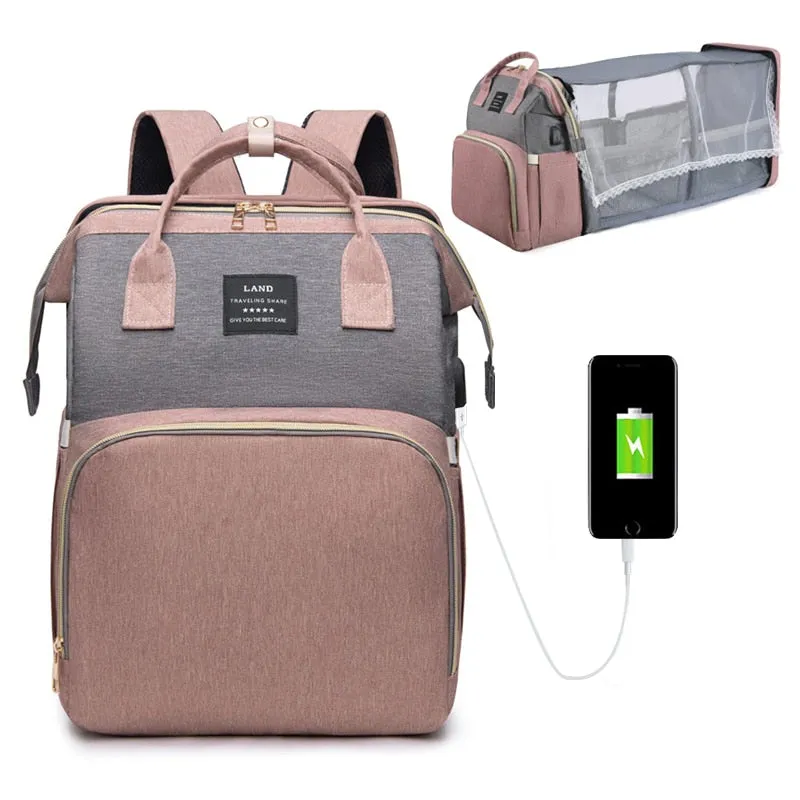 Large Capacity Diaper Bag Backpack