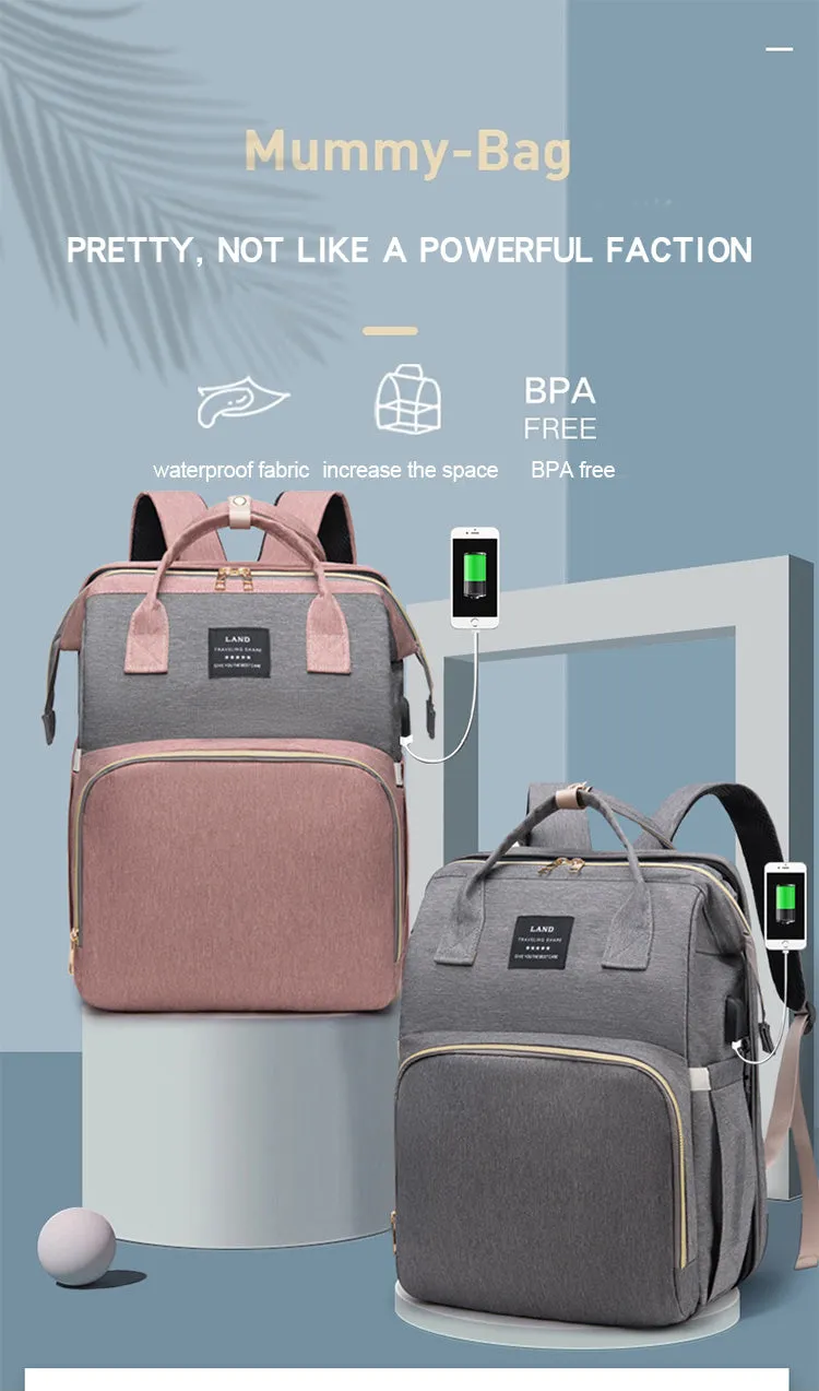 Large Capacity Diaper Bag Backpack