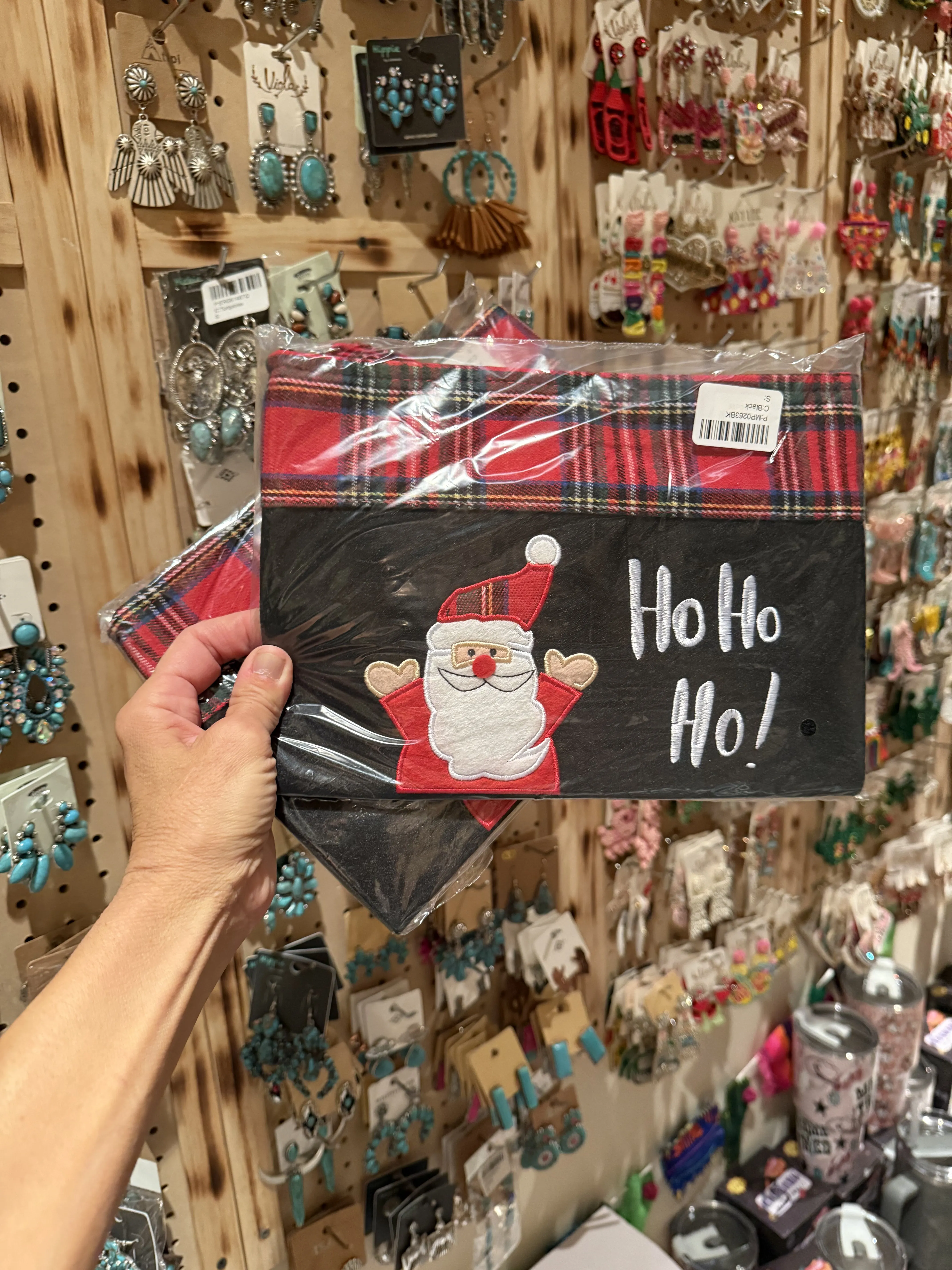 Large Christmas pouch bag