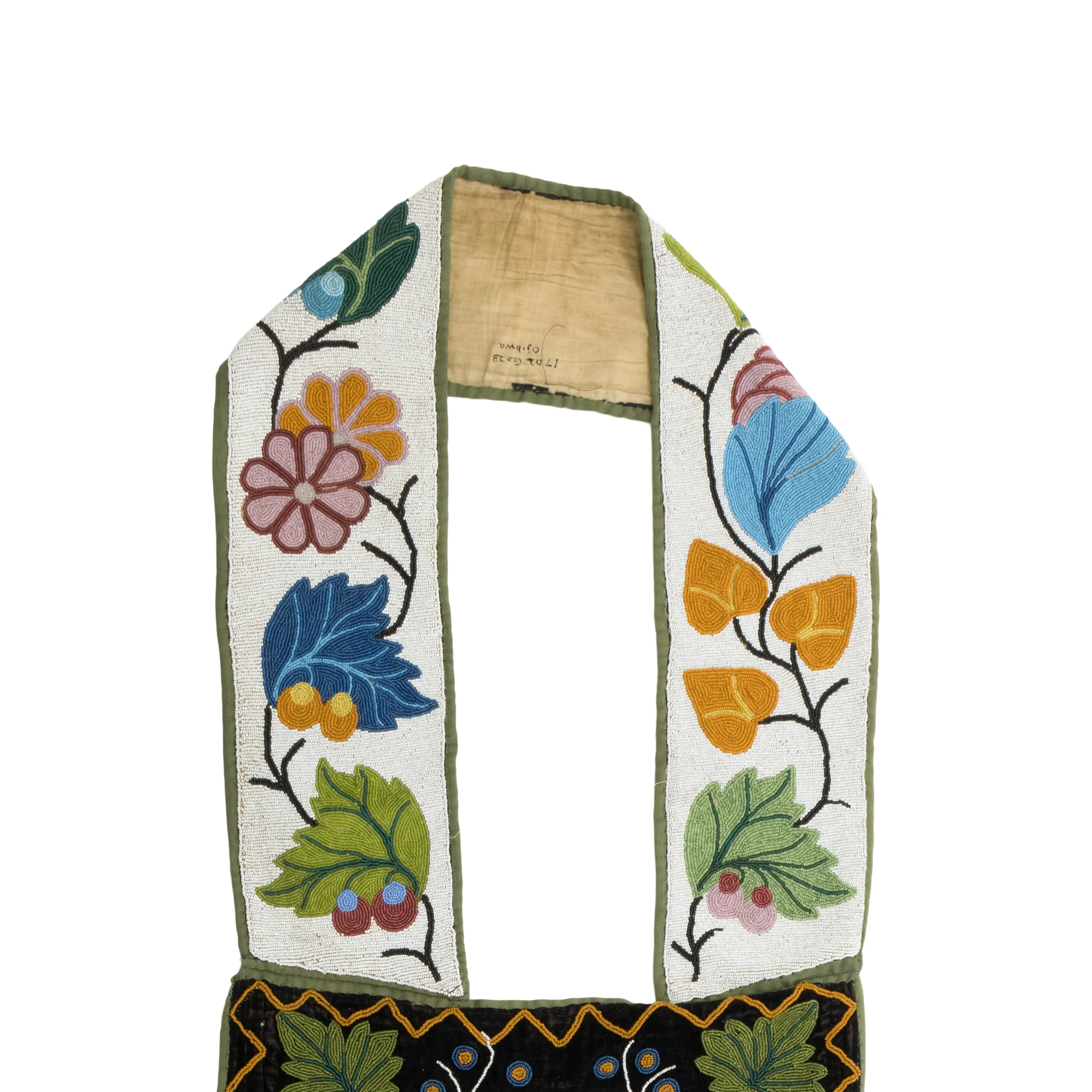 Large Ojibwe Bandolier Bag