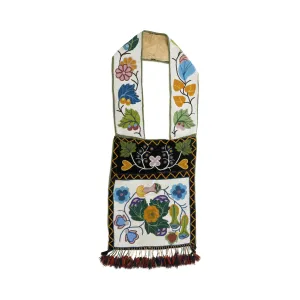 Large Ojibwe Bandolier Bag