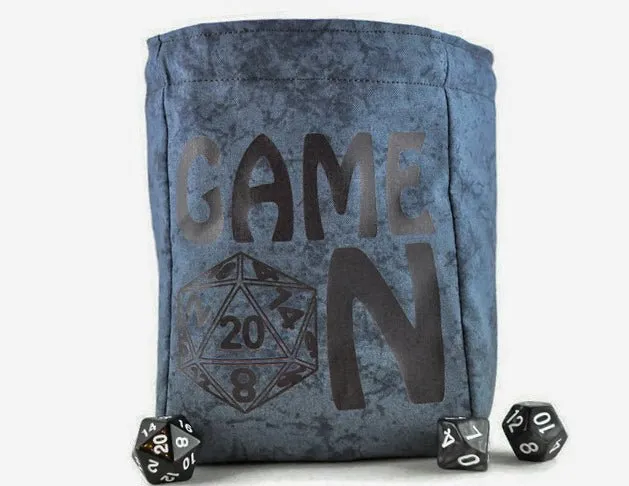 large "Game On" dice bag