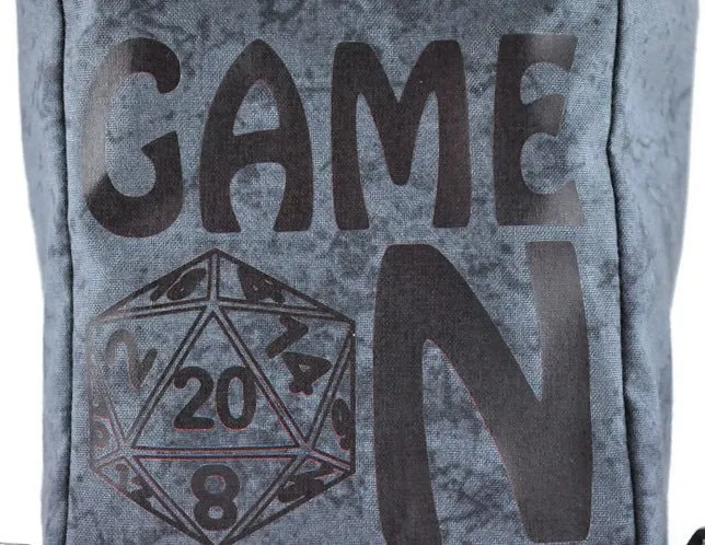 large "Game On" dice bag