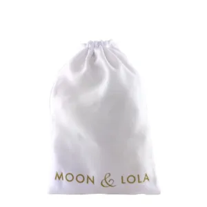 Large White Drawstring Gift Pouch
