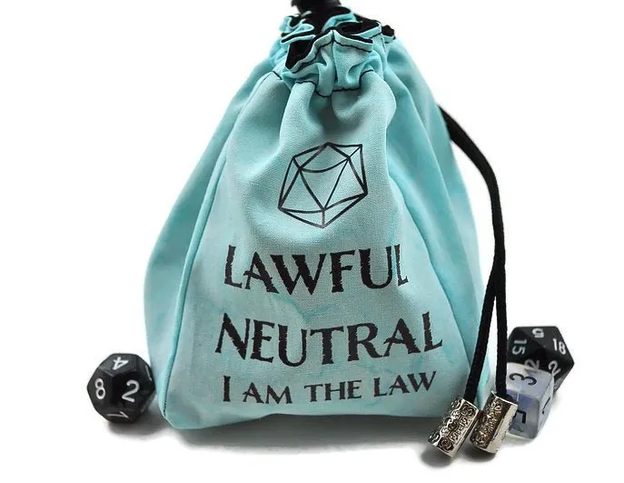 Lawful Neutral Dice Bag, Tan