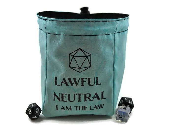 Lawful Neutral Dice Bag, Tan