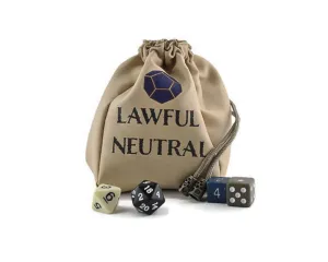 Lawful Neutral Dice Bag, without quote