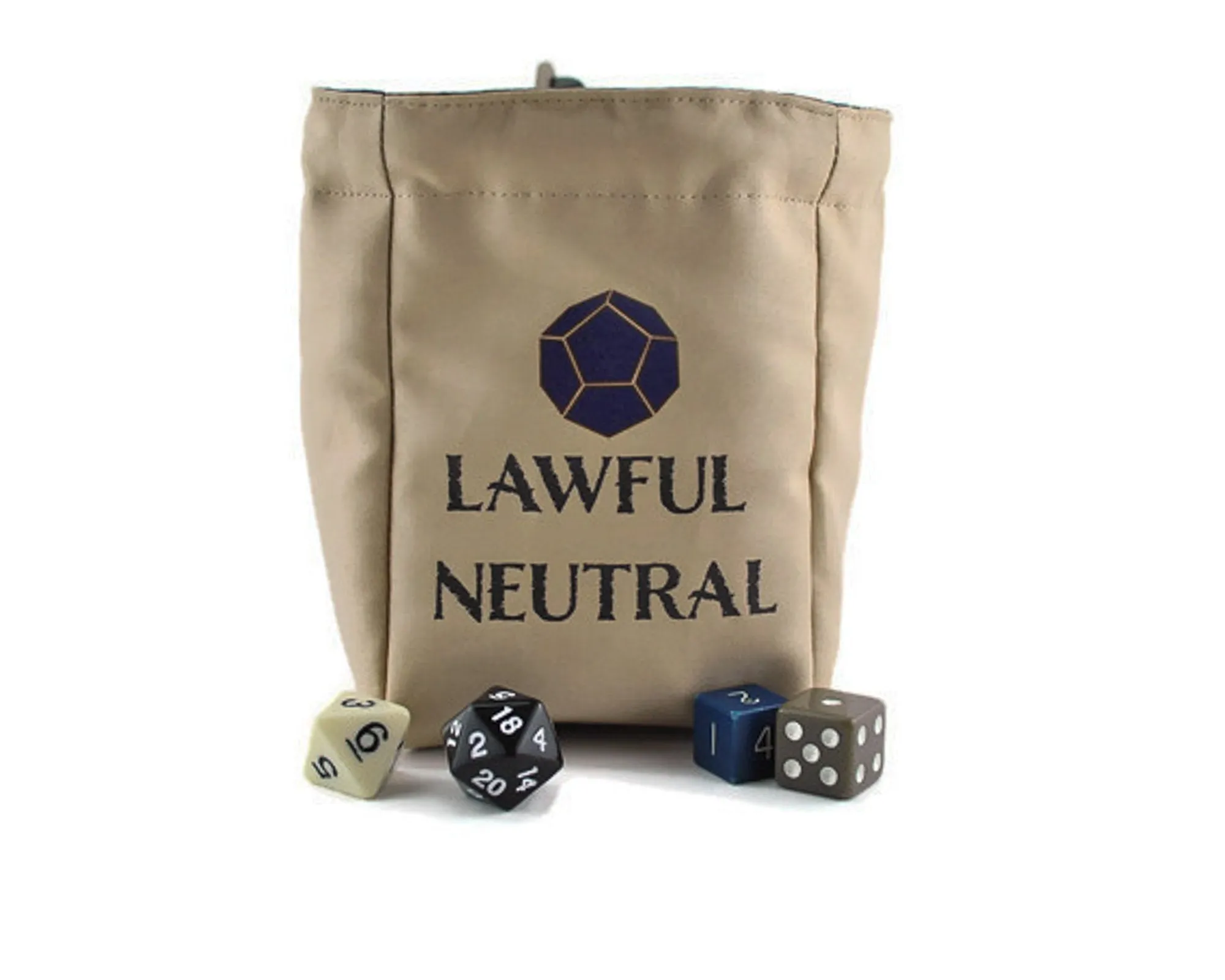 Lawful Neutral Dice Bag, without quote