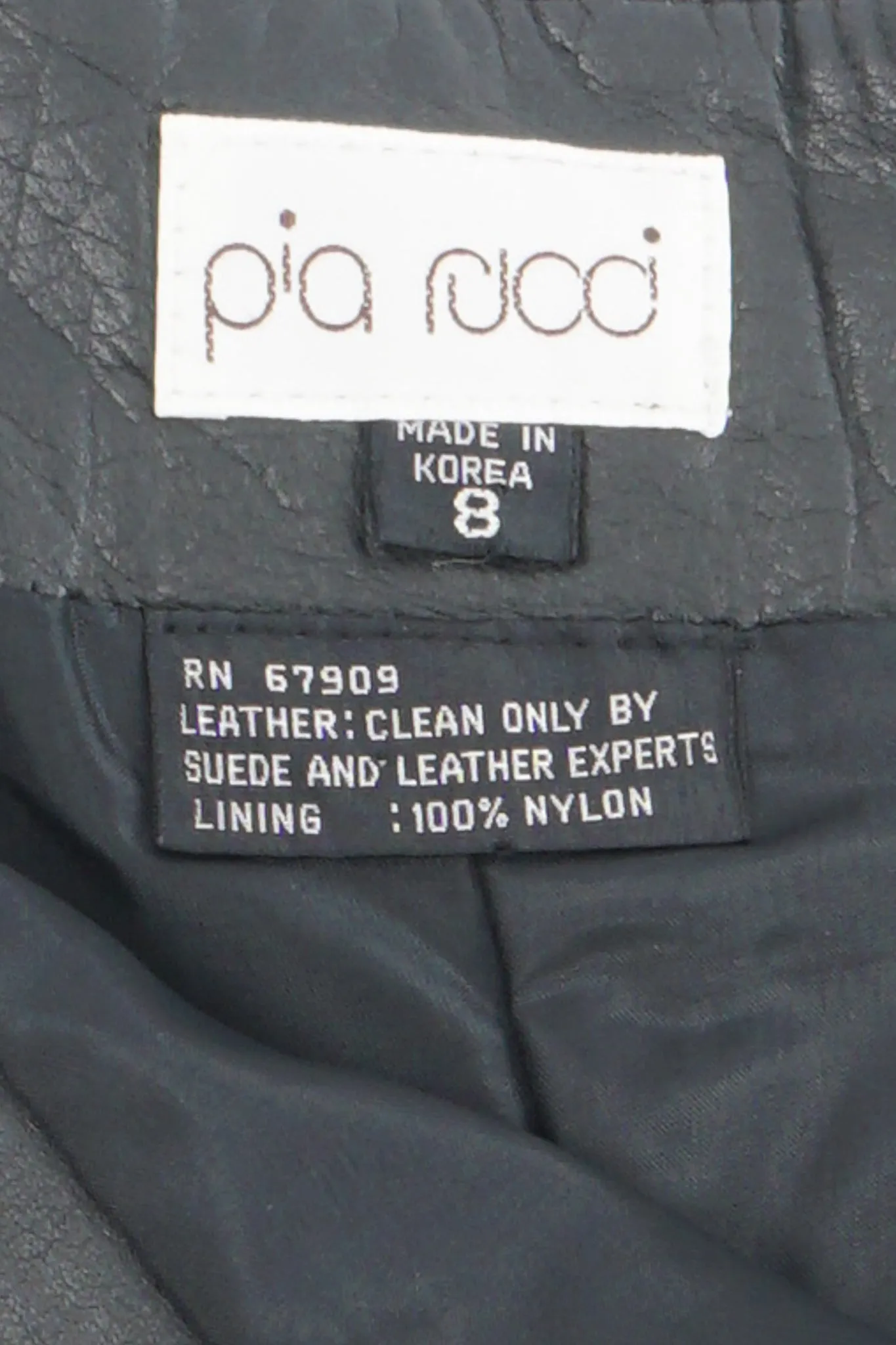 Leather Belted Skirt
