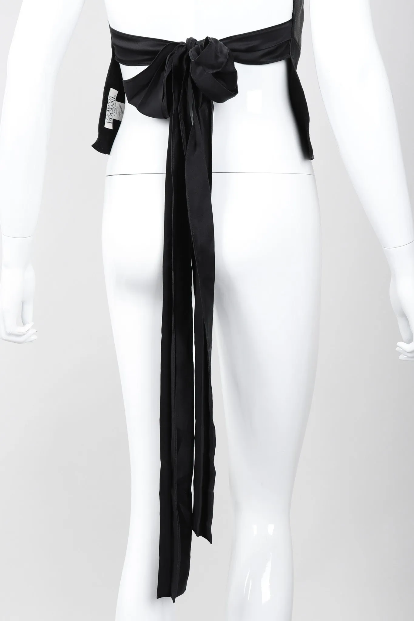Leather Tie-Back Camisole