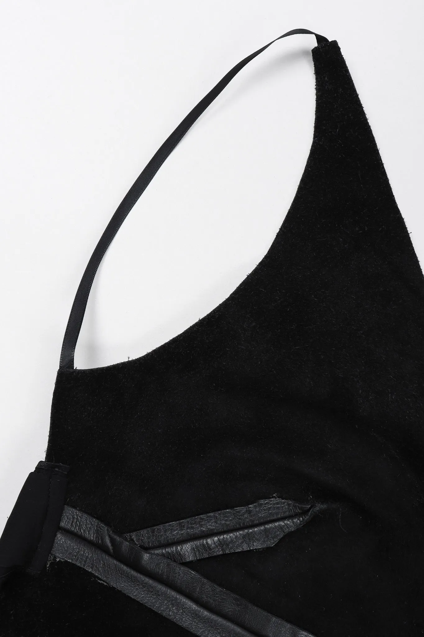 Leather Tie-Back Camisole