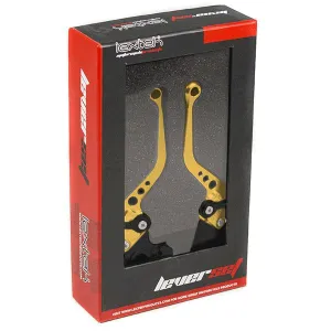 Lextek CNC Brake & Clutch Lever Set F-35 / V-4 Short Gold