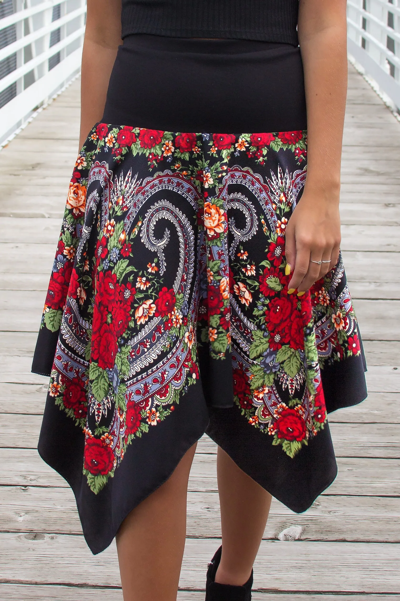 Lidia Slavic Folk Skirt