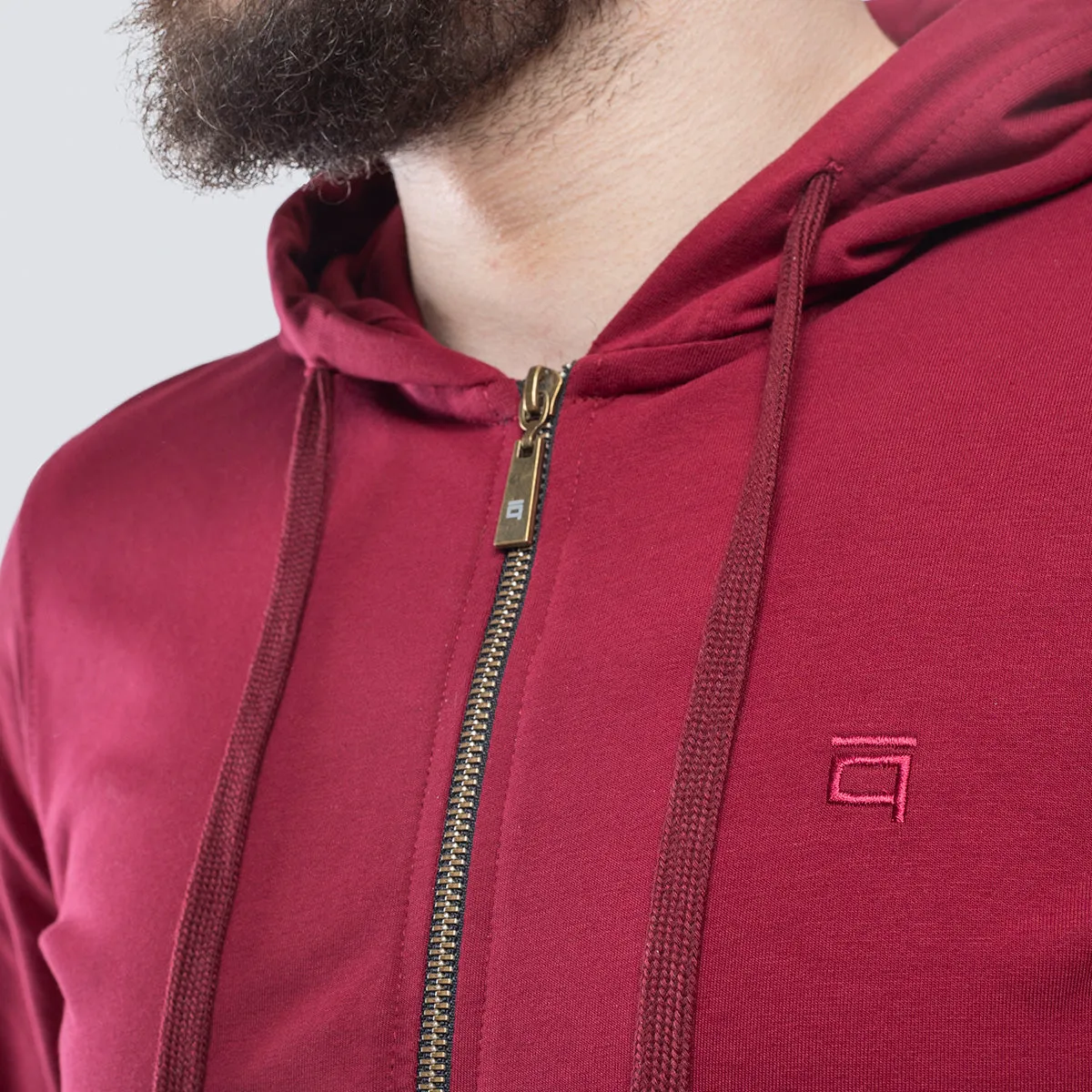 Light Zipper . Maroon
