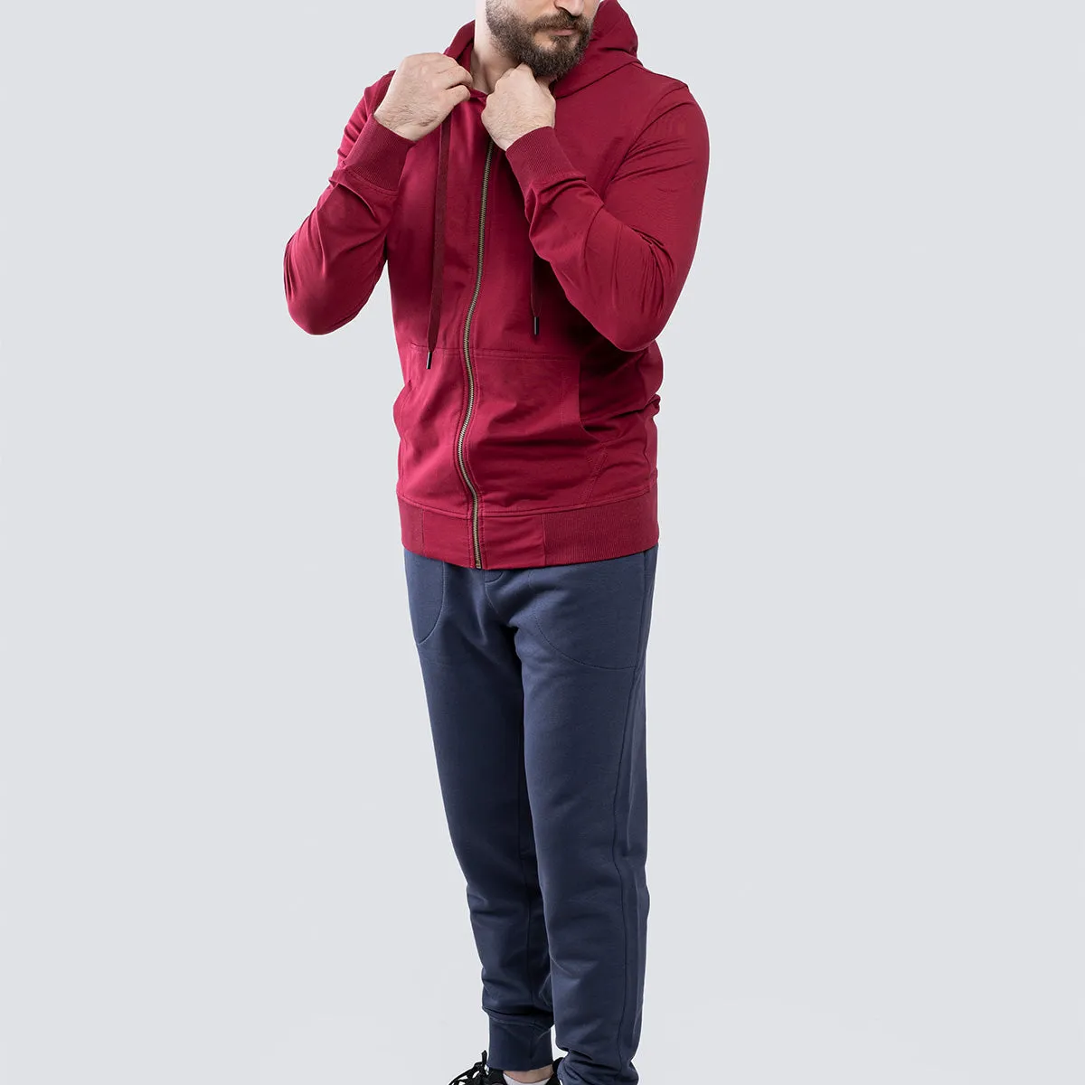 Light Zipper . Maroon