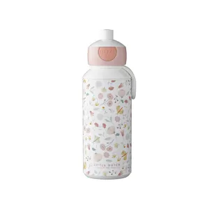 Little Dutch Mepal Pop-Up Water Bottle - Flowers & Butterflies