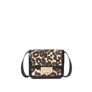 Loeffler Randall - Desi Crossbody (Black/Leopard)