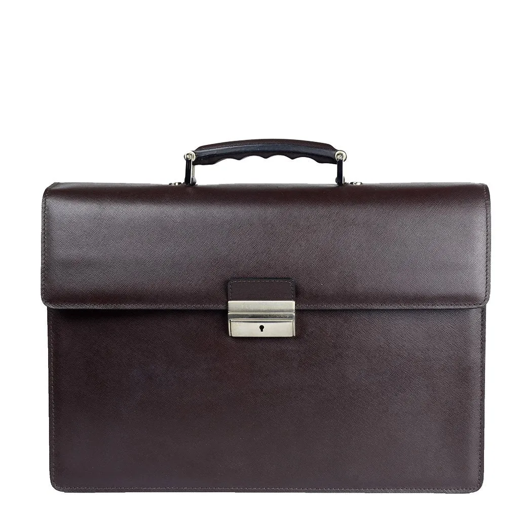 LONDRA BRIEFCASE SAFIANO