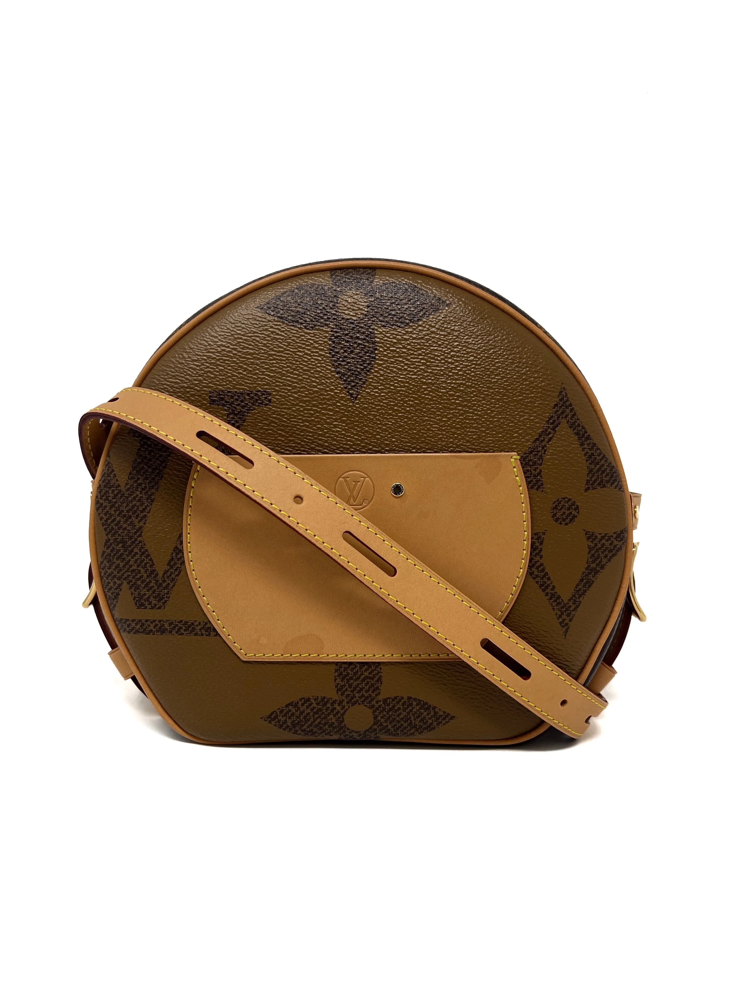 Louis Vuitton '19 'Boite Chapeau Souple' MM Giant Reverse Monogram Crossbody