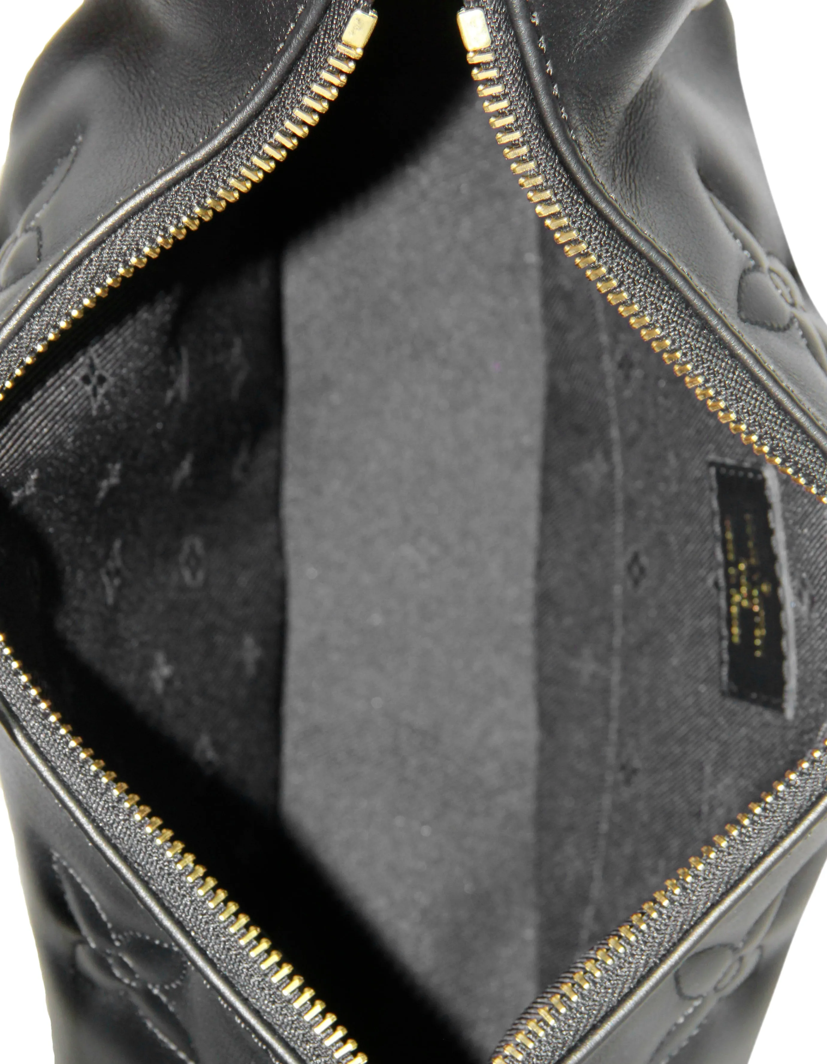 Louis Vuitton Black Leather Over The Moon Crossbody Bag