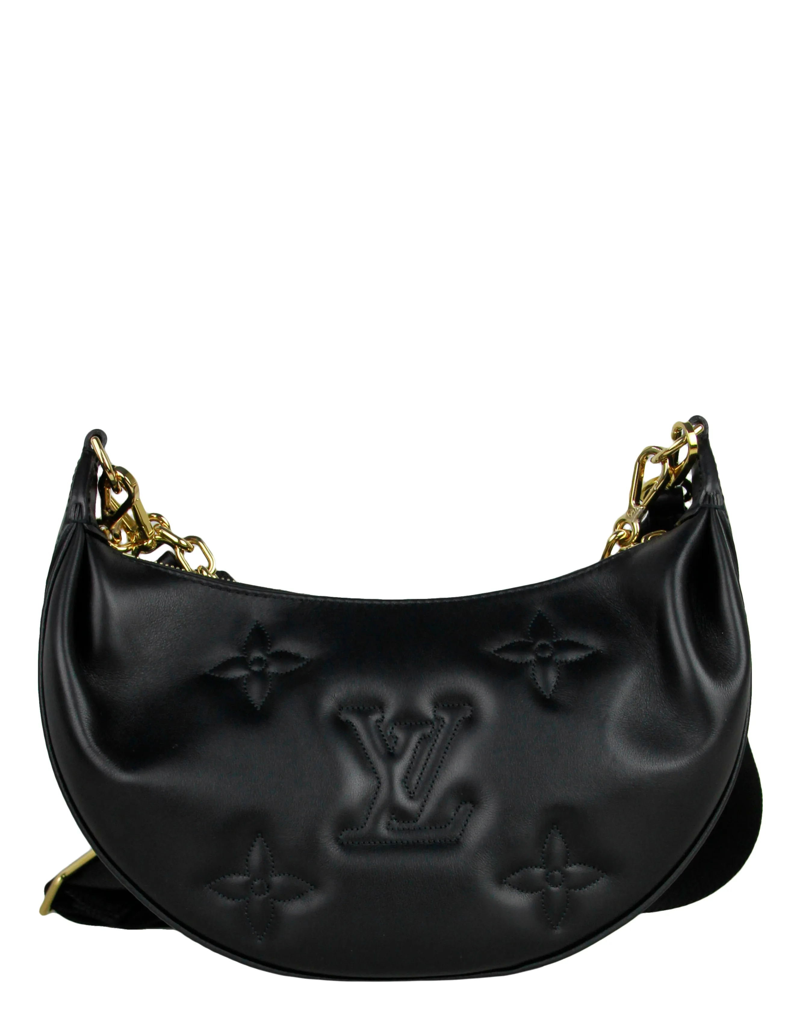 Louis Vuitton Black Leather Over The Moon Crossbody Bag