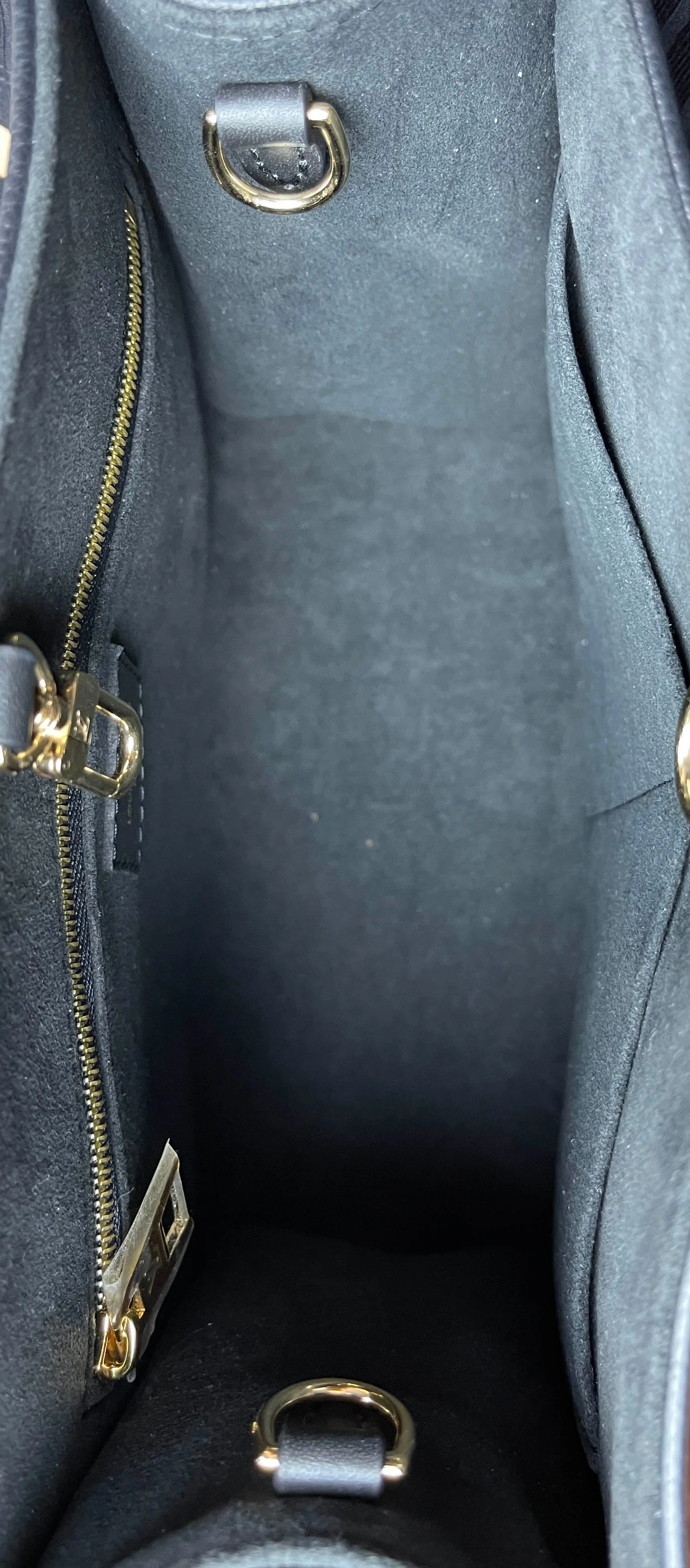 Louis Vuitton Black Monogram Giant Onthego PM Crossbody Bag
