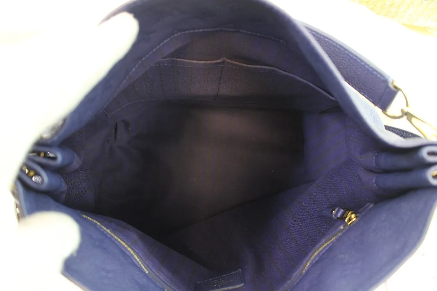 LOUIS VUITTON Celeste Monogram Empreinte Metis Hobo Bag
