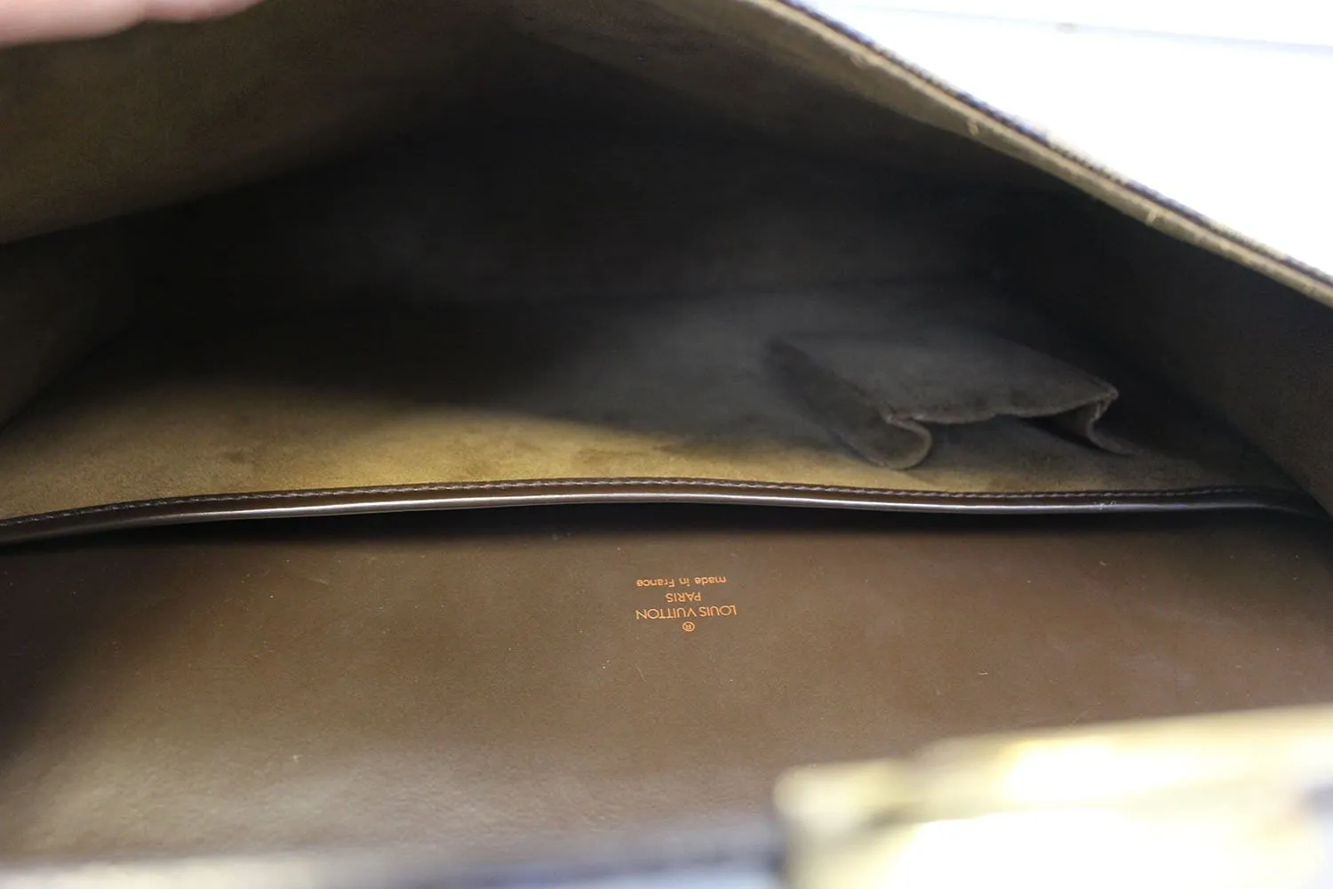 LOUIS VUITTON Damier Ebene Altona PM Brief Case