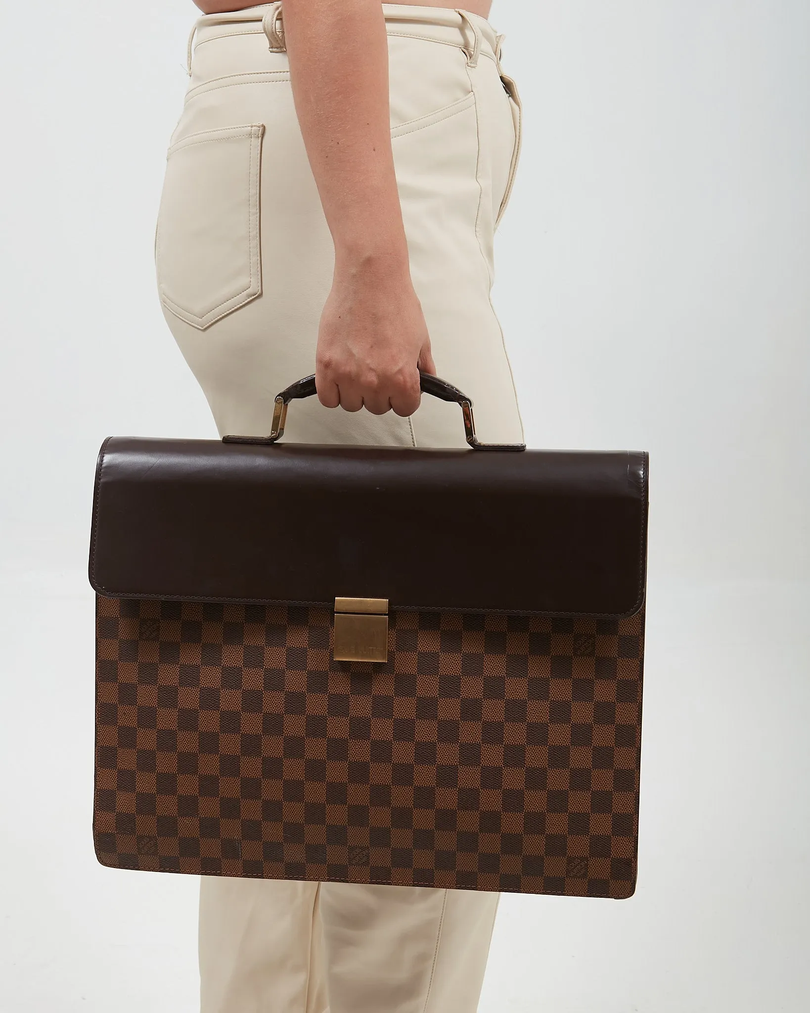 Louis Vuitton Damier Ebene Canvas Altona GM Briefcase