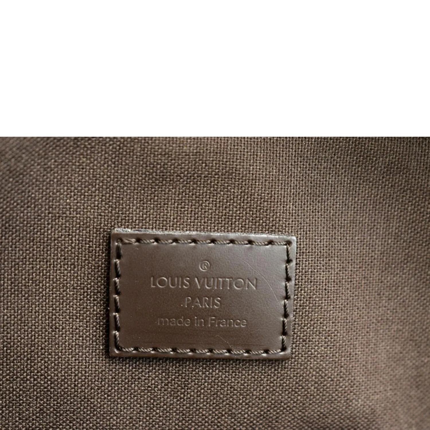 LOUIS VUITTON Icare Damier Ebene Briefcase Bag Brown