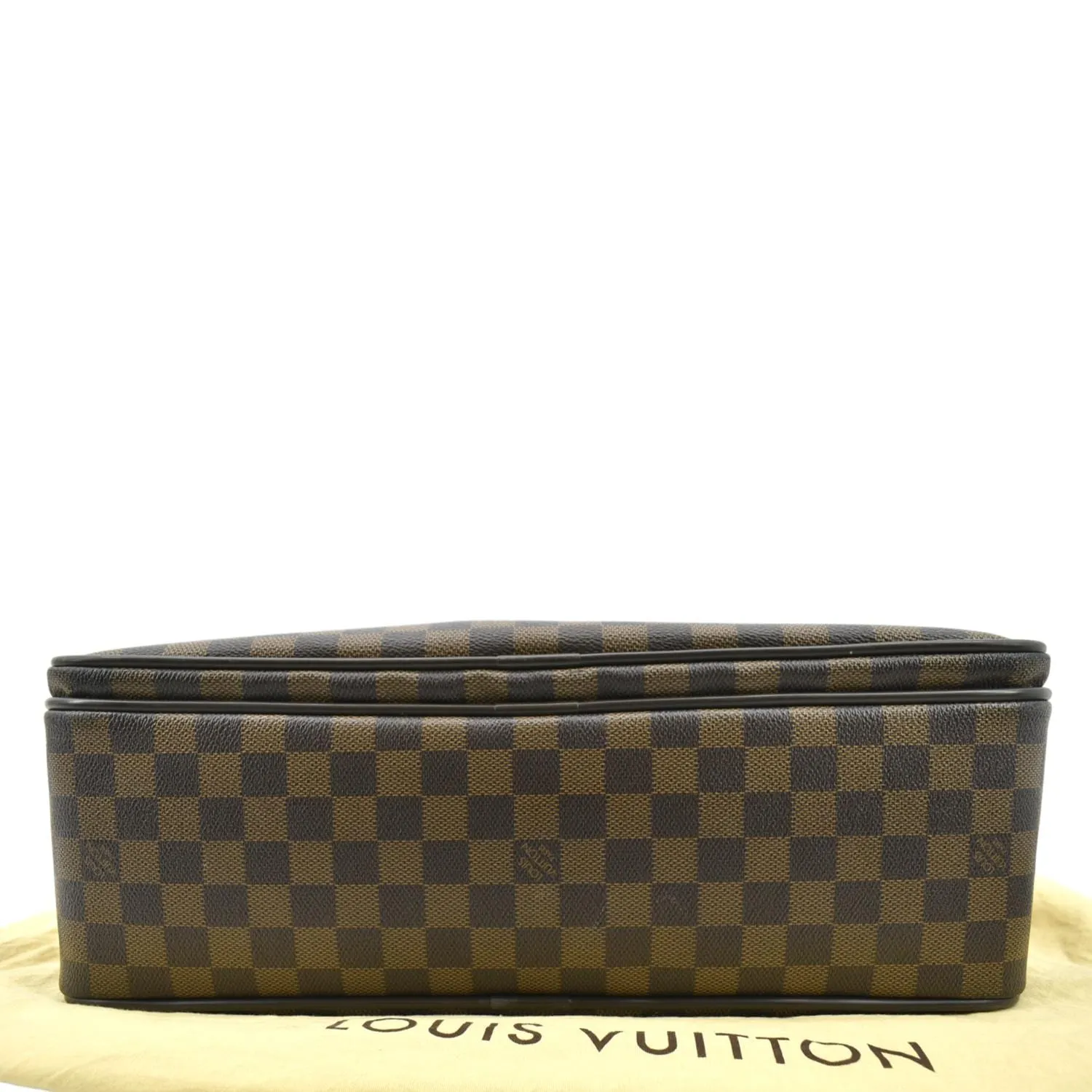 LOUIS VUITTON Icare Damier Ebene Briefcase Bag Brown