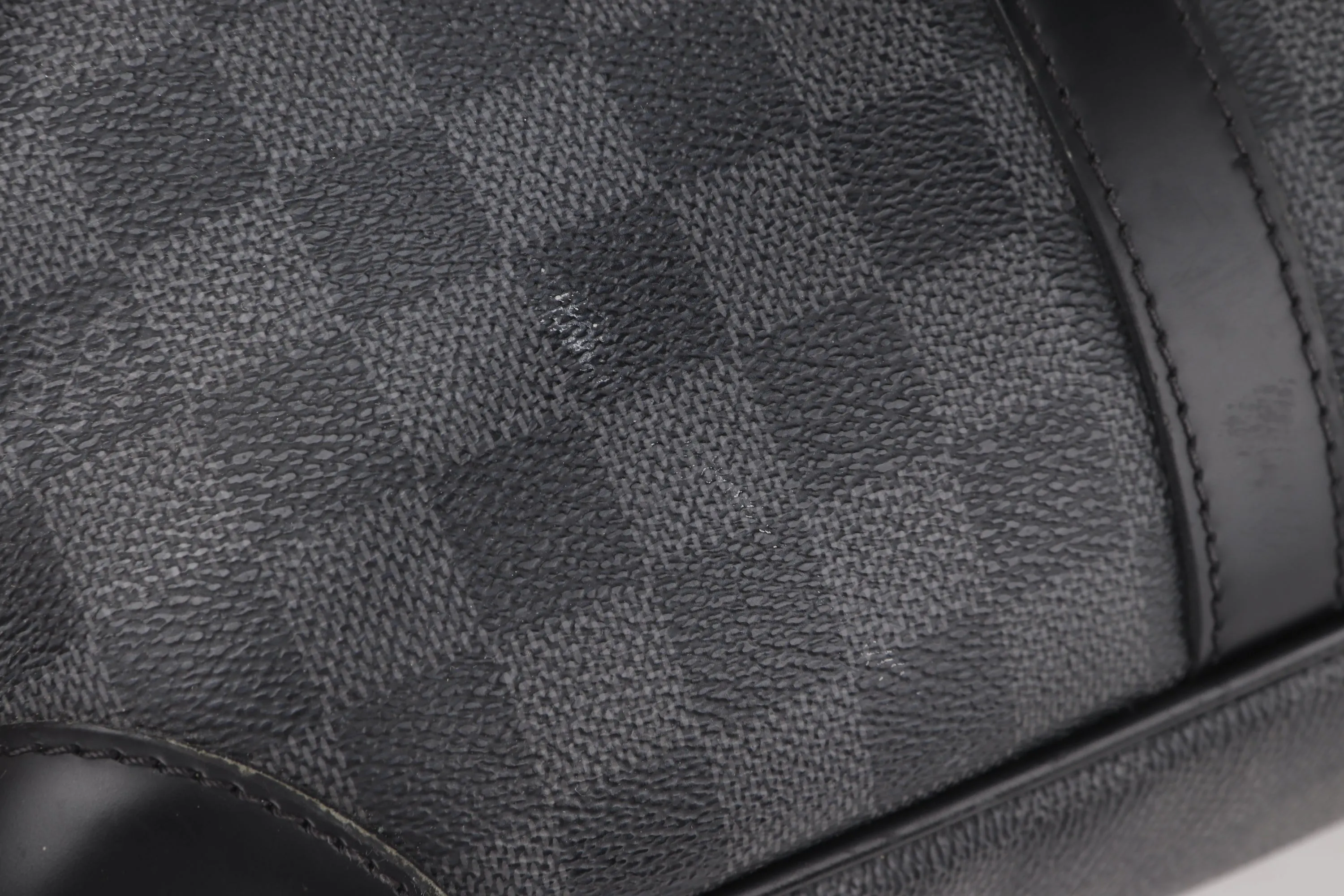 LOUIS VUITTON N41123 VOYAGE DOCUMENT BAG (BA2130) DAMIER GRAPHITE, WITH DUST COVER