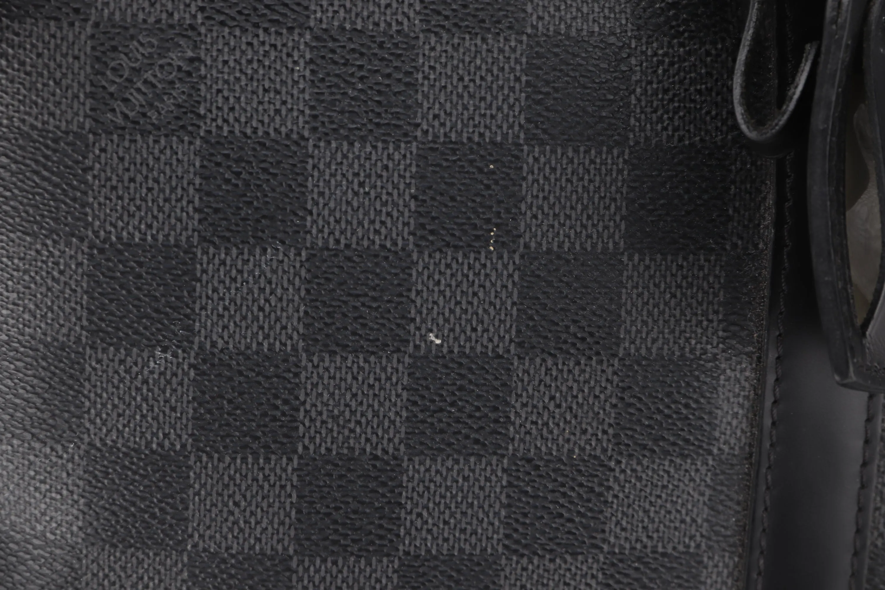 LOUIS VUITTON N41123 VOYAGE DOCUMENT BAG (BA2130) DAMIER GRAPHITE, WITH DUST COVER