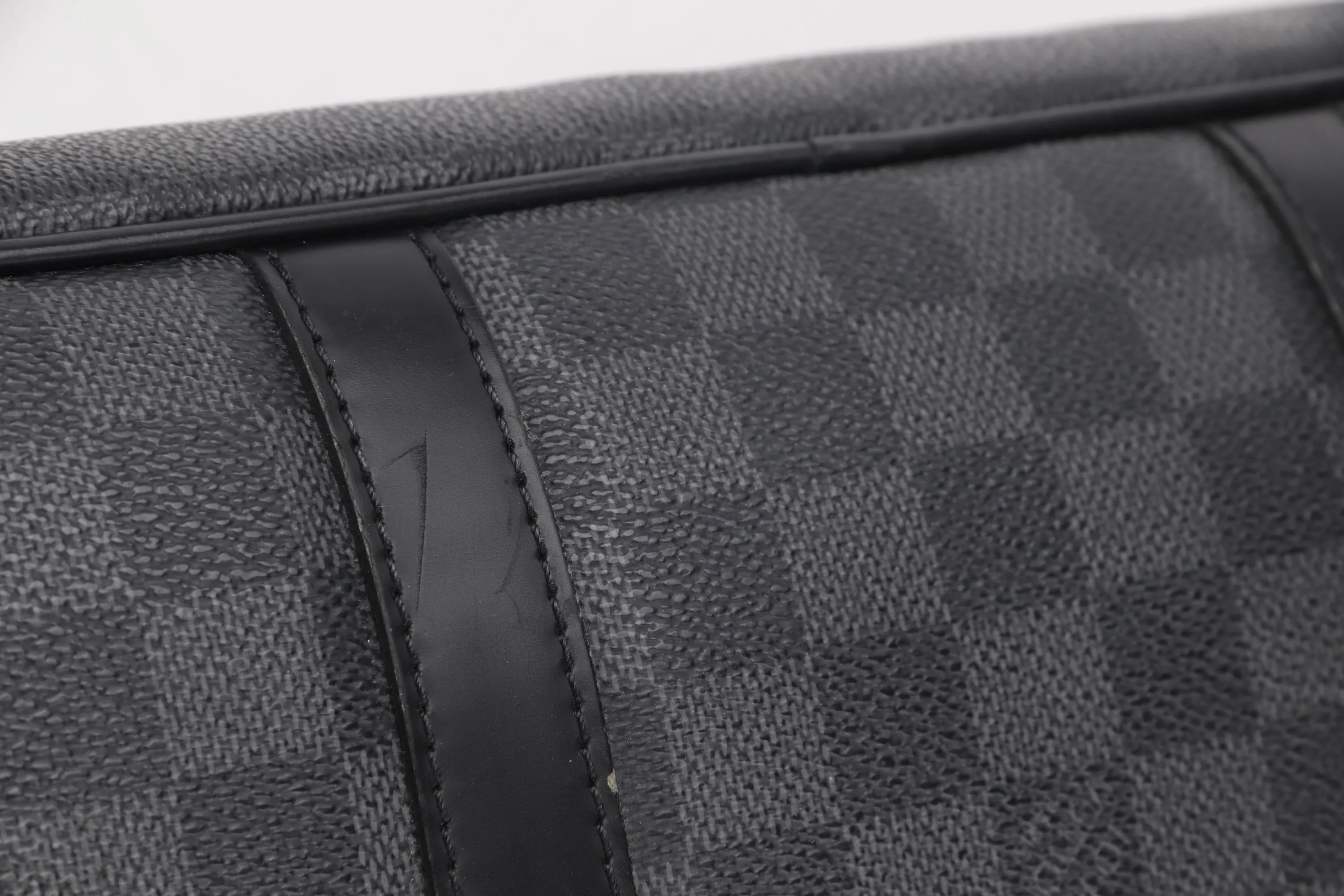 LOUIS VUITTON N41123 VOYAGE DOCUMENT BAG (BA2130) DAMIER GRAPHITE, WITH DUST COVER