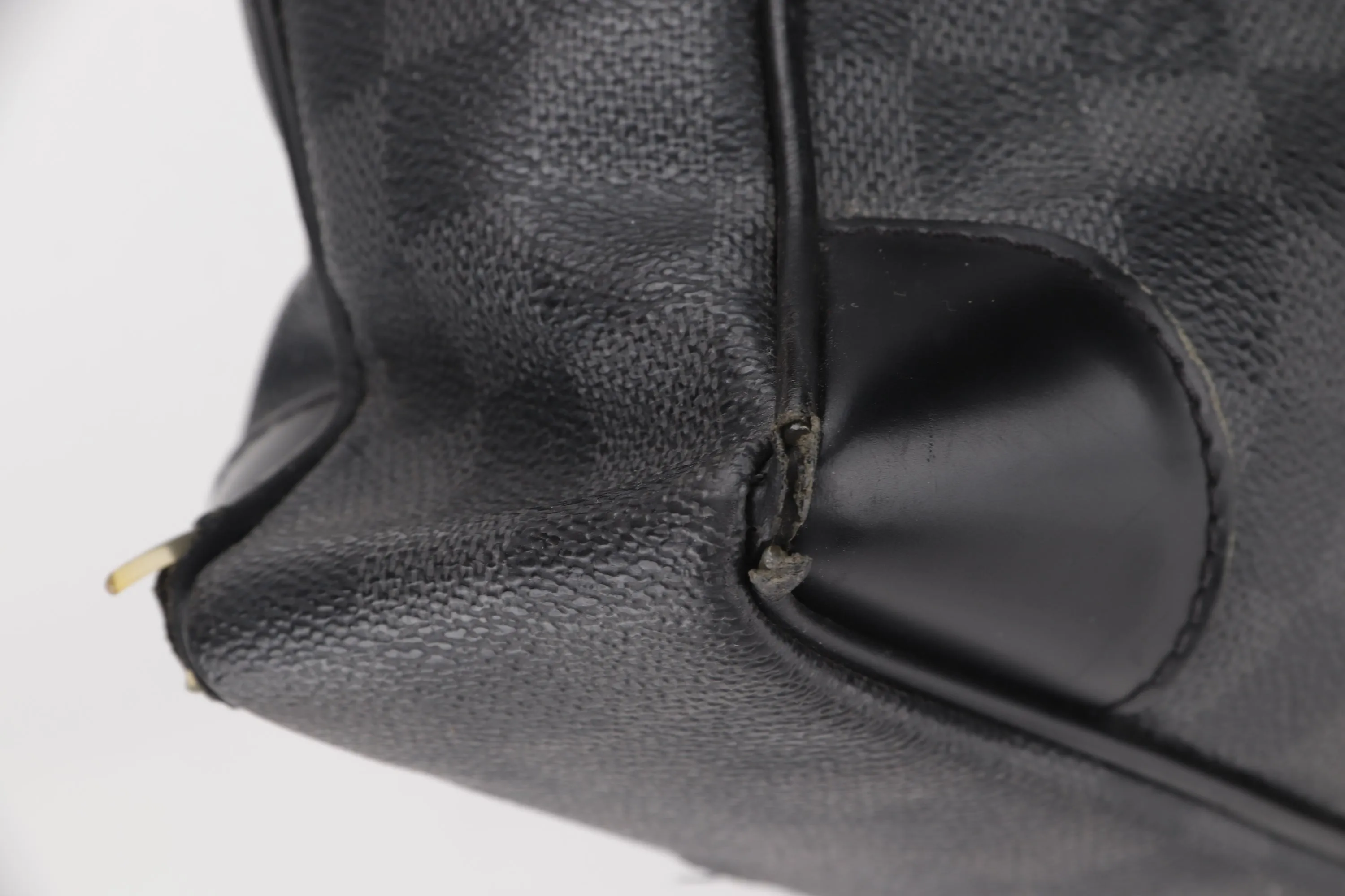 LOUIS VUITTON N41123 VOYAGE DOCUMENT BAG (BA2130) DAMIER GRAPHITE, WITH DUST COVER