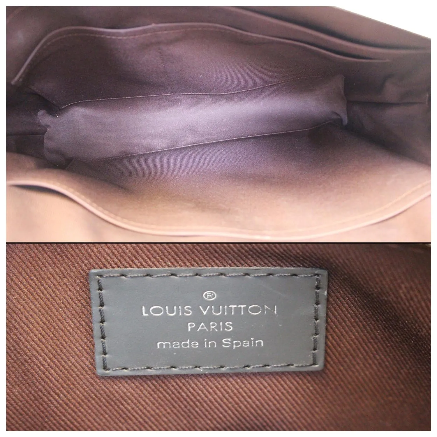 LOUIS VUITTON Porte-Documents Jour Monogram Macassar Briefcase Bag