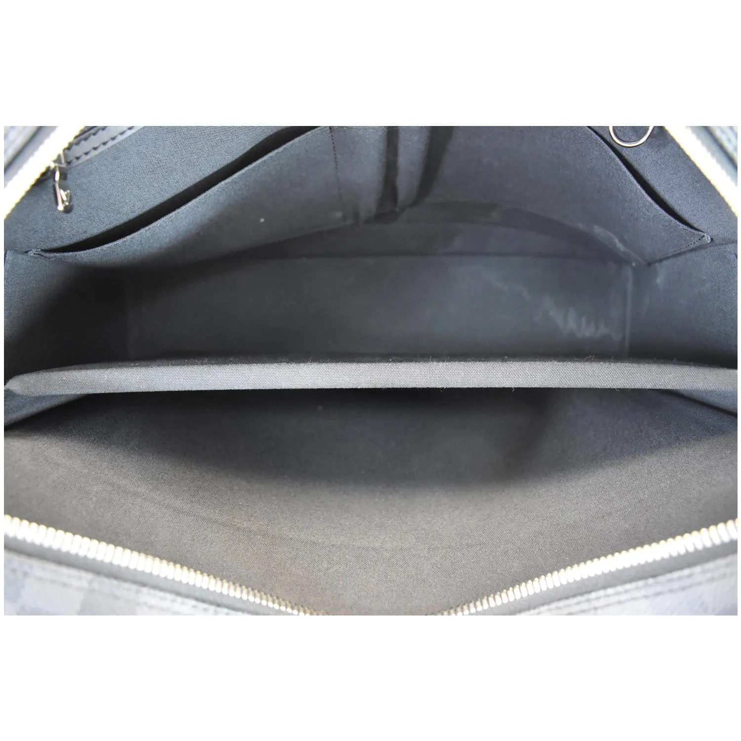 LOUIS VUITTON Porte Documents Voyage GM Damier Graphite Briefcase Bag Black