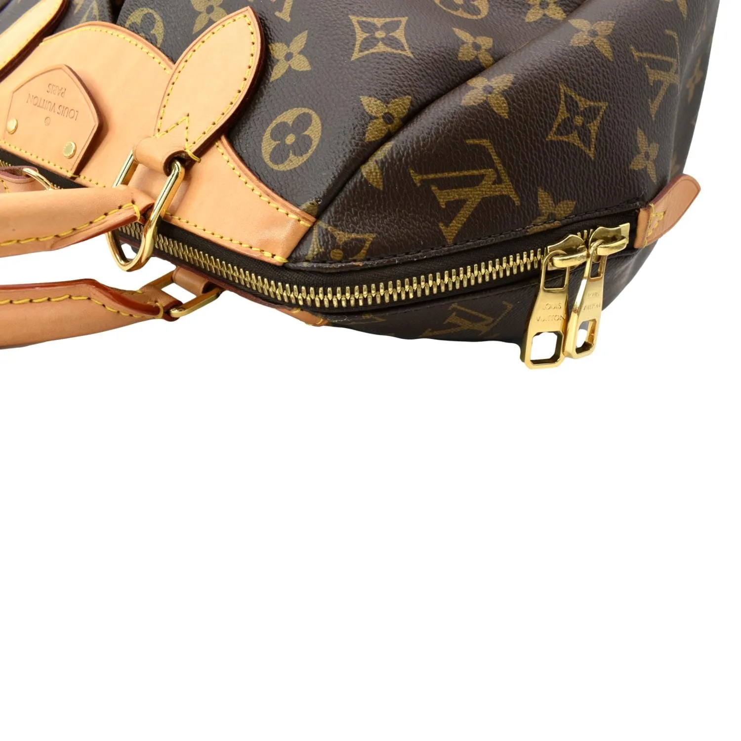 LOUIS VUITTON Segur Monogram Canvas Crossbody Bag Brown