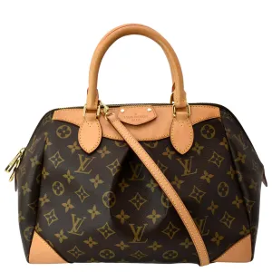 LOUIS VUITTON Segur Monogram Canvas Crossbody Bag Brown