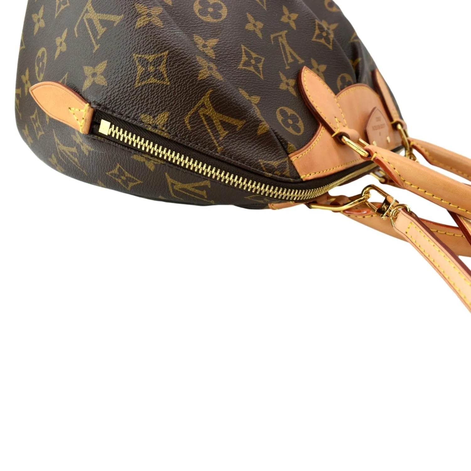 LOUIS VUITTON Segur Monogram Canvas Crossbody Bag Brown