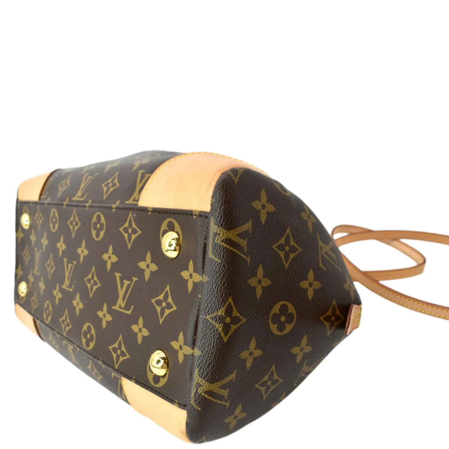 LOUIS VUITTON Segur Monogram Canvas Crossbody Bag Brown