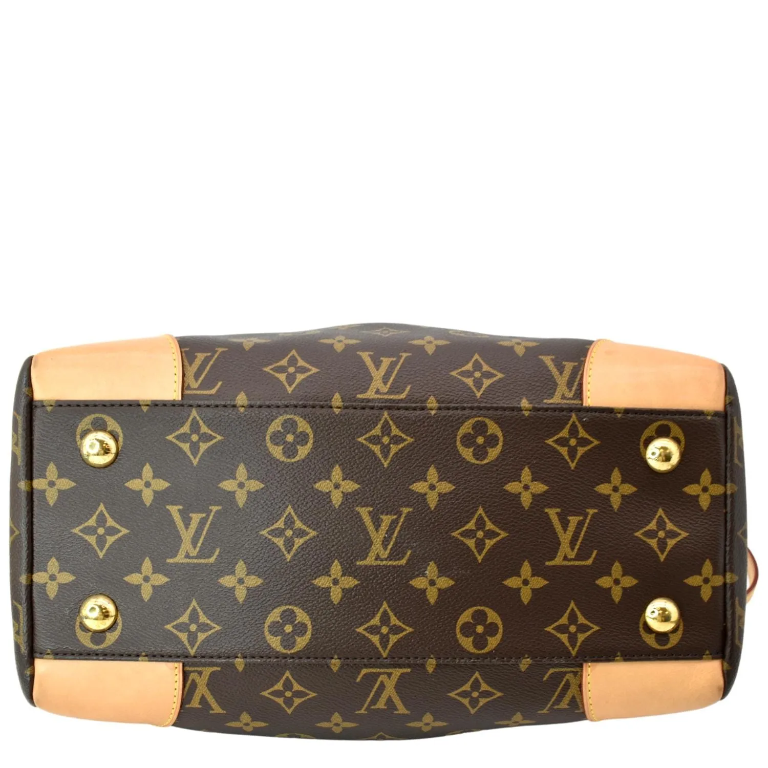 LOUIS VUITTON Segur Monogram Canvas Crossbody Bag Brown