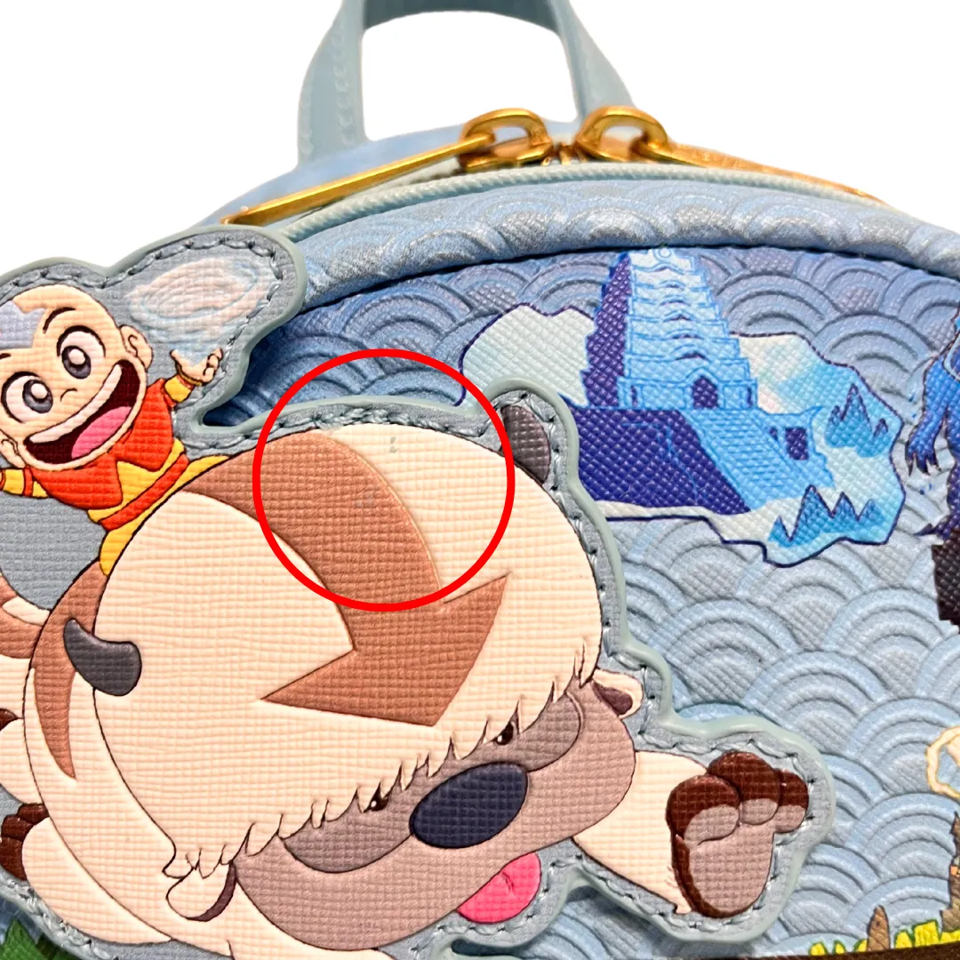 Loungefly Nickelodeon Avatar the Last Airbender Map Mini Backpack DEFECTIVE #204