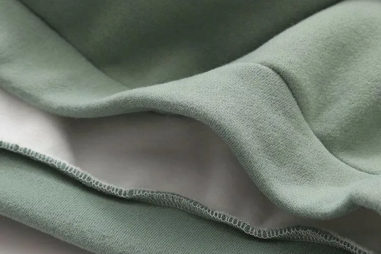 Love Nature Embroidery Thick Sweatshirt