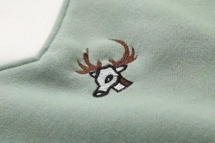Love Nature Embroidery Thick Sweatshirt