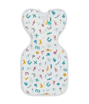 Love to Dream Swaddle Up™ECOVERO™ Moderate Alphabet Soup White