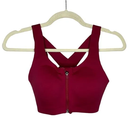 Lululemon Enlite Zip Front Bra Wild Berry