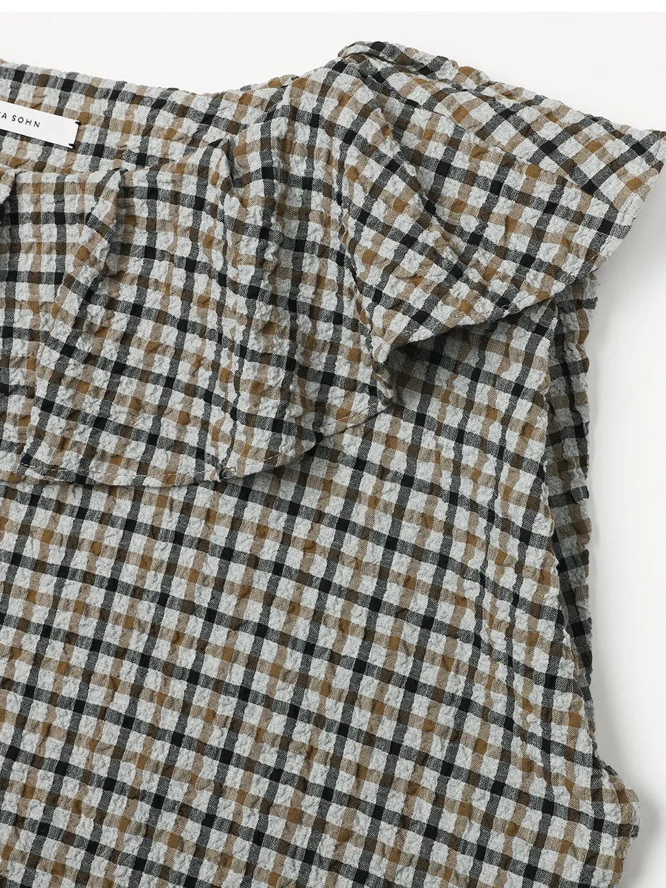 Lux top - checker